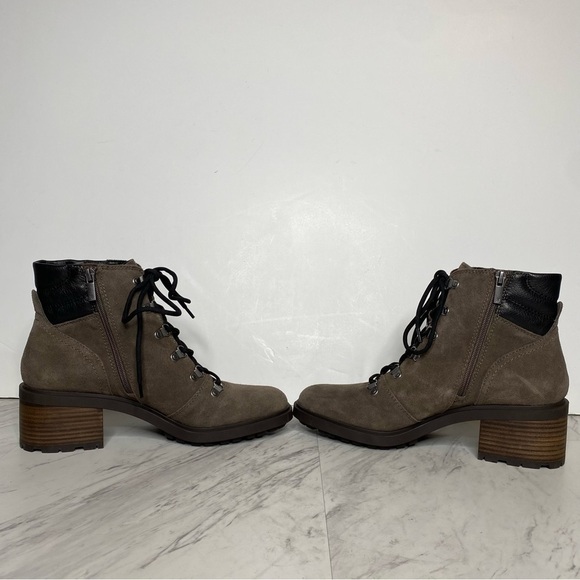 New! Lucky Brand Dareek Lace Up Combat Bootie 9 1/2 M - Picture 5 of 14